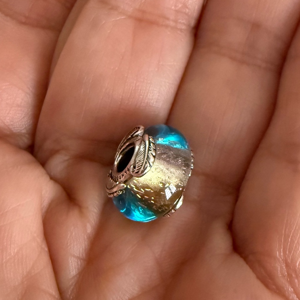 Pandora multicolor murano charm